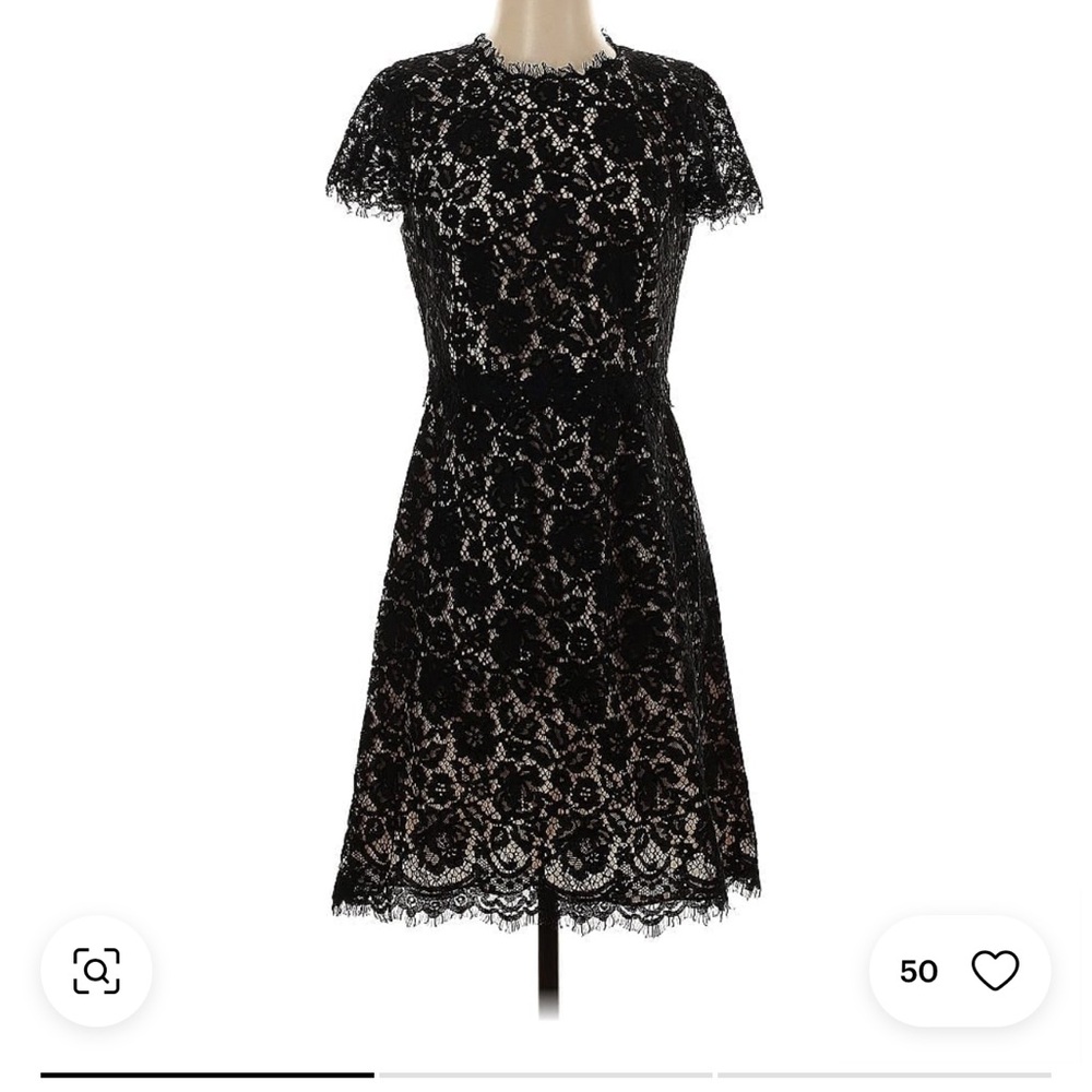 J. Crew Collection, Black Lace Dress